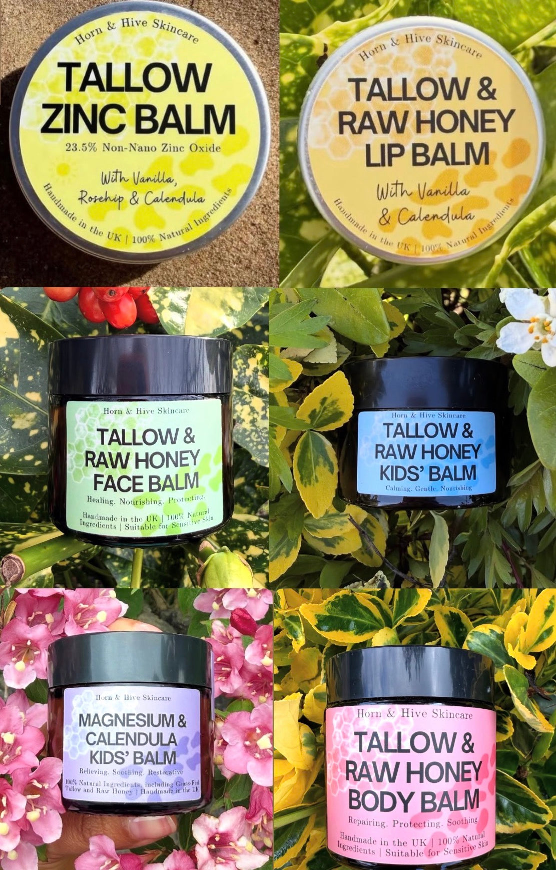 Full collection - All 6 balms